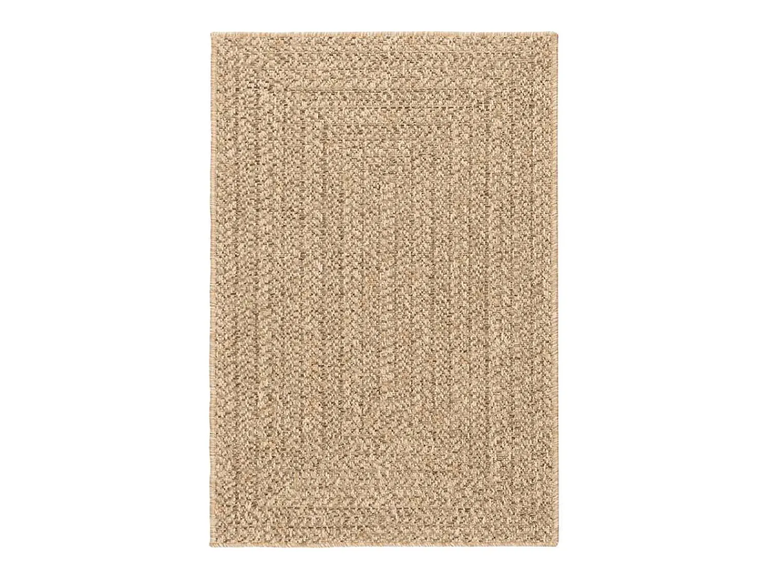 Best Alfombra ZIZUR 140x200 cm efecto yute para interior y exterior Marru00f3n