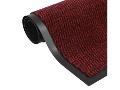 Hot Alfombras de entrada rectangulares de nudo 2 uds 120x180cm ES829250 Rojo