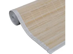 Alfombra De Cocina^Alfombras rectangulares Bambú natural 4 piezas 120x180 cm Beige