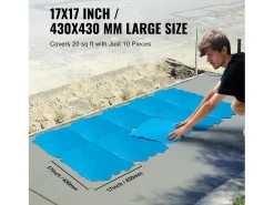 Alfombrilla de Tampón para Hormigón SucceBuy, 430 x 430 mm, Piel Texturizada de Poliuretano para Moldeado