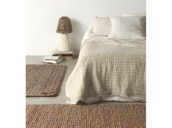 Felpudo^Alfombrilla fibra de coco 45x75 cm Marru00f3n