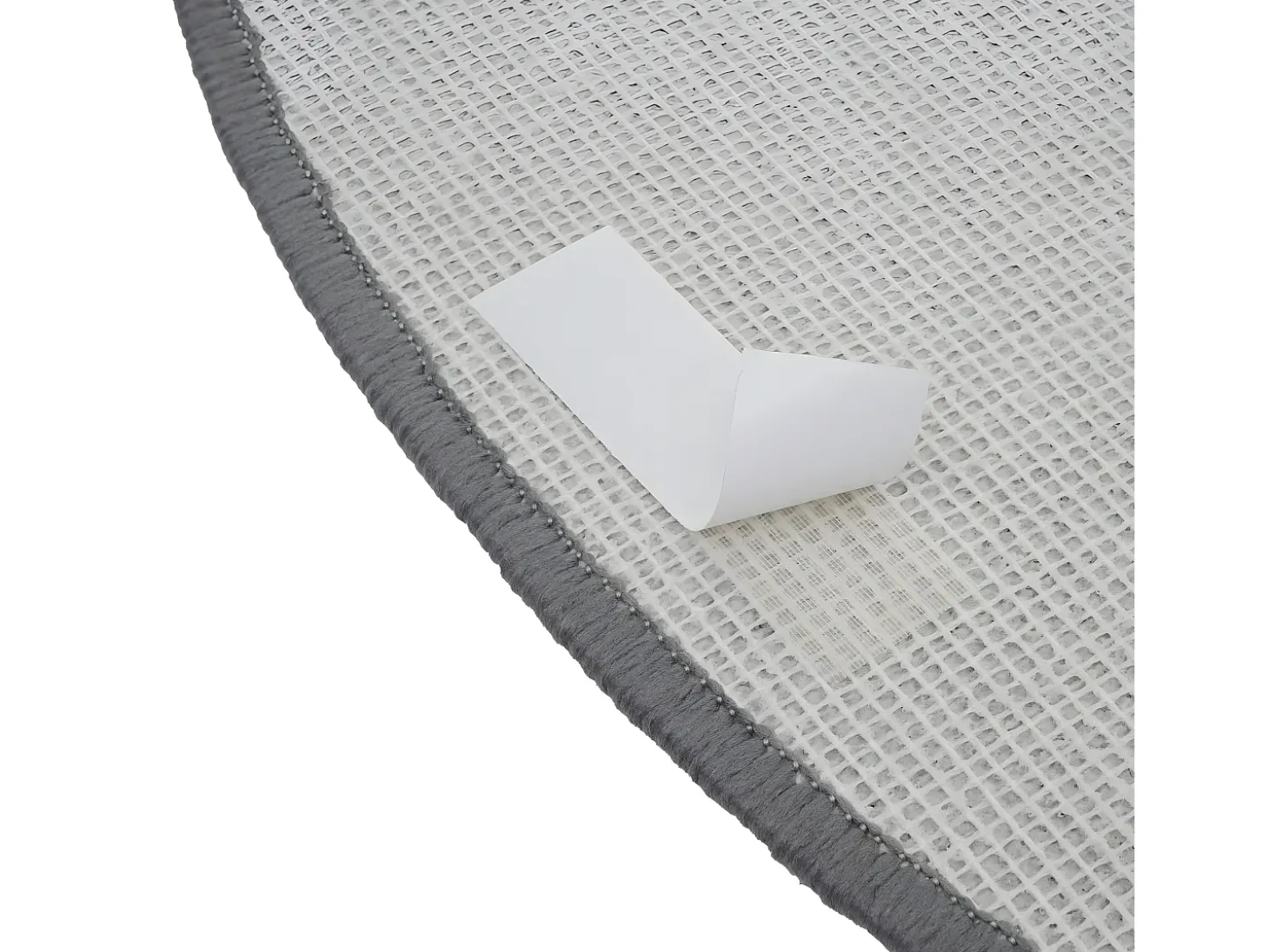 Alfombrilla para escalones MCW-G49 (juego de 15), media caña, gris