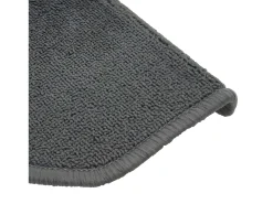 Alfombrilla para escalones MCW-G49 (juego de 15), media caña, gris