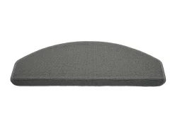 Alfombrilla para escalones MCW-G49 (juego de 15), media caña, gris