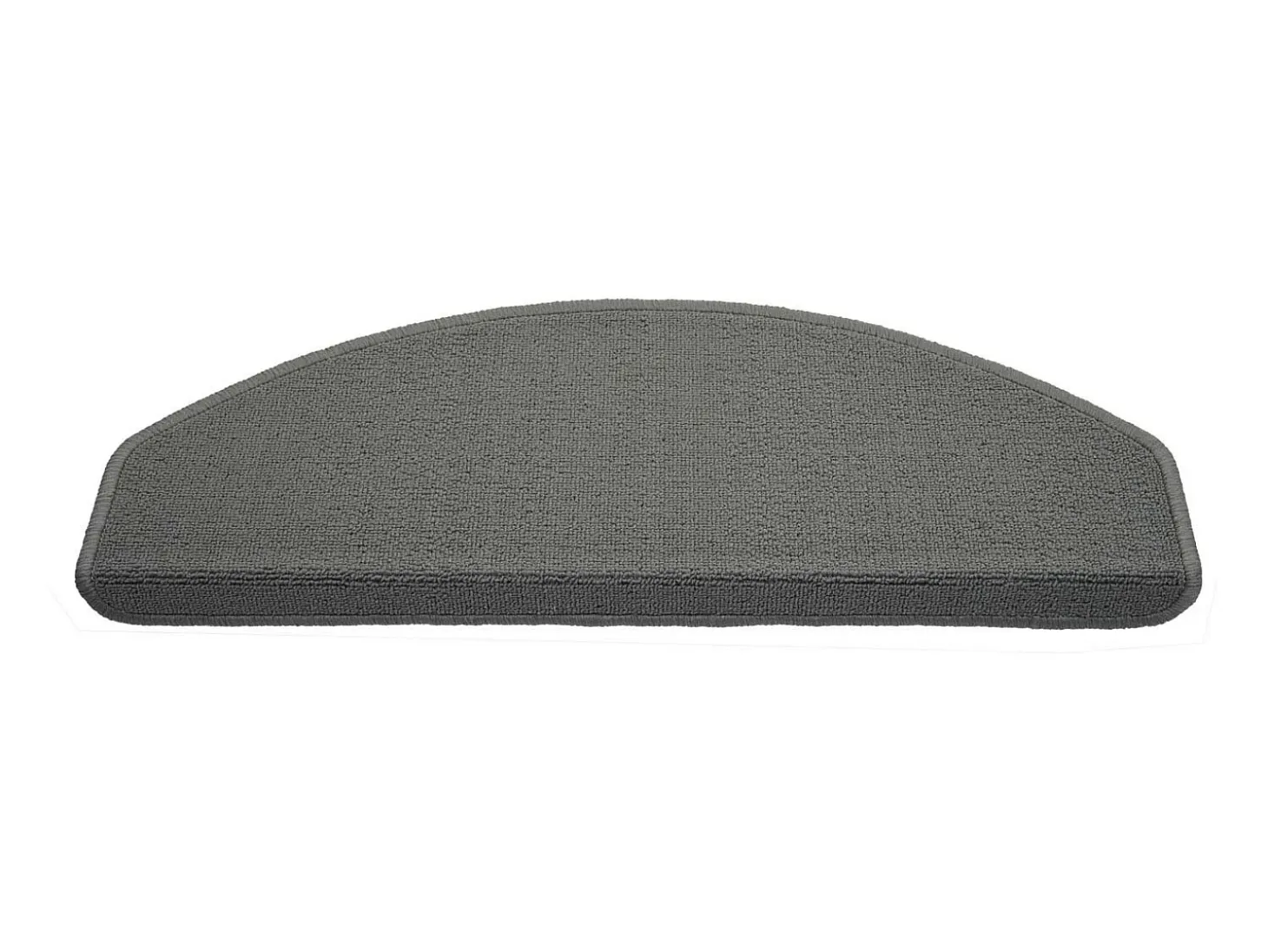Alfombrilla para escalones MCW-G49 (juego de 15), media caña, gris