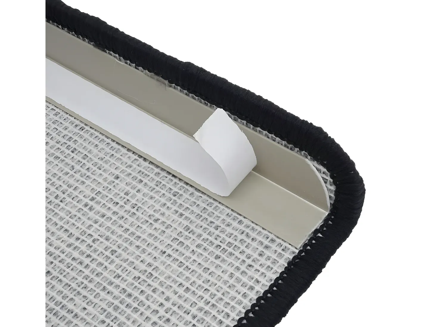 Alfombrilla para escalones MCW-G49 (juego de 15), rectangular, negro-antracita