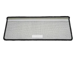 Alfombrilla para escalones MCW-G49 (juego de 15), rectangular, negro-antracita
