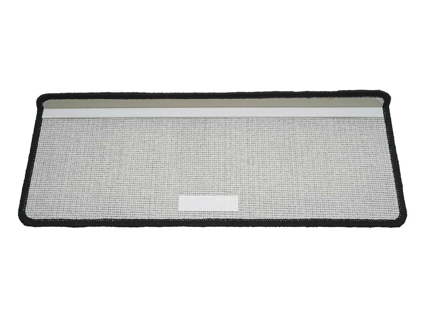Alfombrilla para escalones MCW-G49 (juego de 15), rectangular, negro-antracita