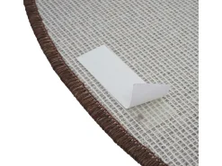 MCW Alfombrilla para escalones -G49 (juego de 15), media caña, marrón Marru00f3n