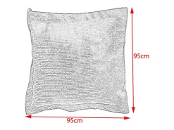 Almohada Flutter - Gris Pana - SEPHI