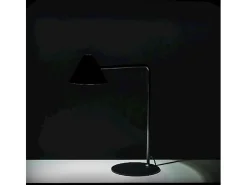 Homemania Antares - Lámpara de mesa LED de metal Negro
