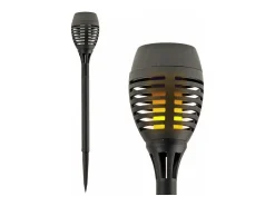 Antorcha solar Grundig 600mAh 30 LED negro Ø9x59 cm