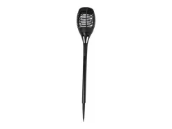 Antorcha solar Grundig 600mAh 30 LED negro Ø9x59 cm