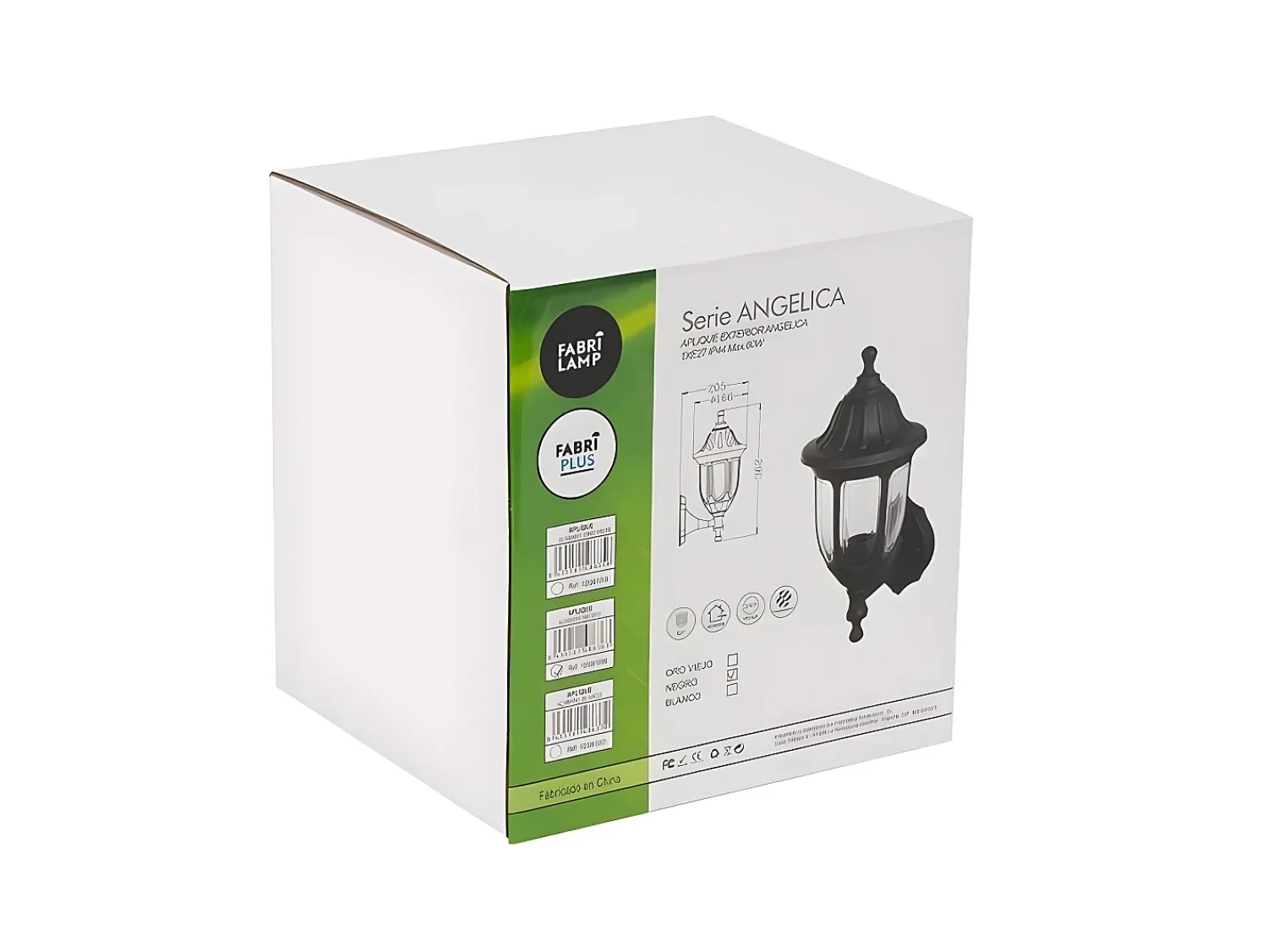 AKUNADECOR Iluminación Exterior^Aplique Modelo Angelica De Una Luz Ip44 Blanco