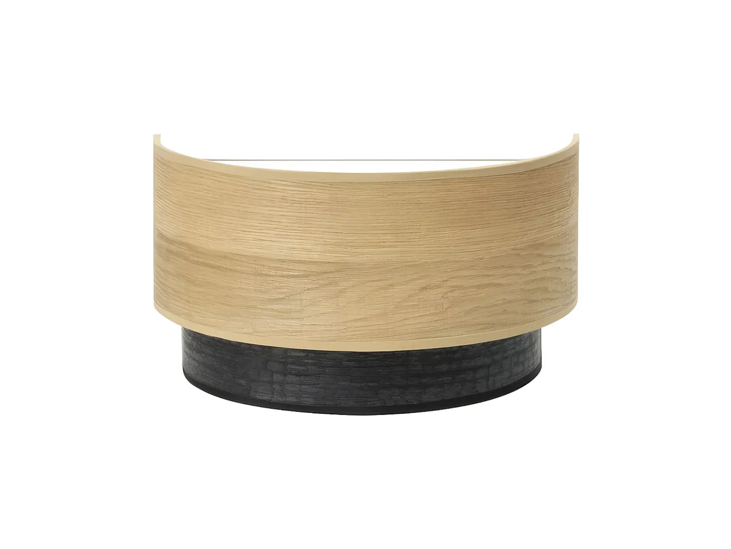 AKUNADECOR Aplique Para Pared^Aplique Colet En Negro Y Madera Clara Marru00f3n