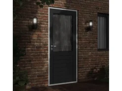 Aplique de exterior de acero inoxidable negro ES962101
