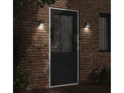 Aplique de exterior de acero inoxidable ES932531 Negro