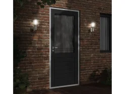Aplique de exterior de acero inoxidable plateado ES552756