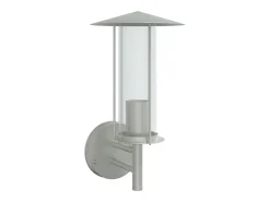 Aplique de exterior de acero inoxidable plateado ES760281