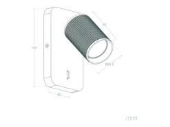 Sale Ledkia Aplique de Pared Aluminio Breixo Blanco