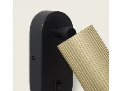 Aplique de Pared Aluminio Aritz 1 Foco Dorado