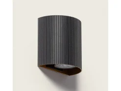 Aplique de Pared Aluminio Aritz Negro