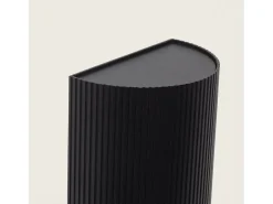 Aplique de Pared Aluminio Aritz Negro