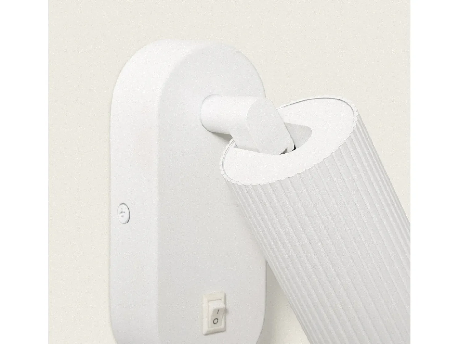 Aplique de Pared Aluminio Aritz 1 Foco Blanco