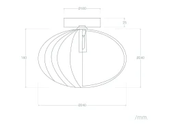Aplique de Pared Cristal Celina Blanco