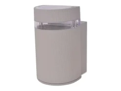 Aplique de pared de exterior semicilíndrico aluminio ES644968 Gris
