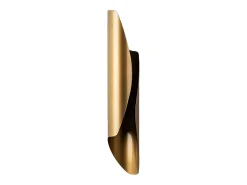Aplique de pared de metal dorado - Alt. 40 x P 11 cm - LYNOR