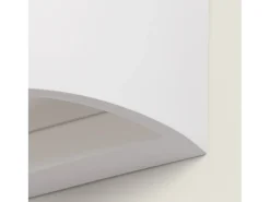 Aplique de Pared de Yeso Fosty Blanco