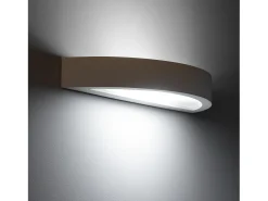 Aplique de Pared de Yeso Iluminación Doble Cara Upinde Blanco