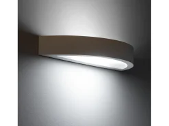 Aplique de Pared de Yeso Iluminación Doble Cara Upinde Blanco