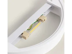 Aplique de Pared de Yeso Iluminación Doble Cara Upinde Blanco