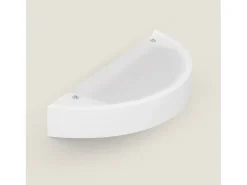 Aplique de Pared de Yeso Iluminación Doble Cara Upinde Blanco