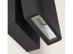 Aplique de Pared Exterior LED 6W Aluminio Mully Negro
