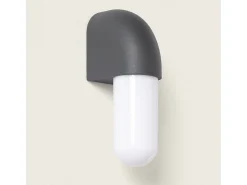 Aplique de Pared Exterior LED 7W Aluminio Anturio Gris Oscuro