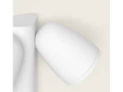 Aplique de Pared Exterior LED 12W Aluminio con Sensor de Movimiento PIR Abel Dos Focos Blanco