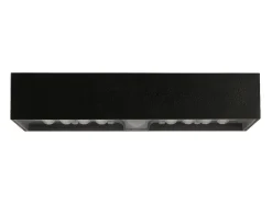Aplique de Pared Exterior LED 6W con Sensor de Movimiento PIR Karl Solar Negro 3000K Blanco Cálido