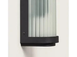 Aplique de Pared Exterior Cristal Peridot Negro