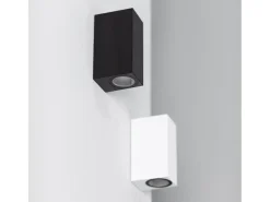 Aplique de Pared Exterior Iluminación Doble Cara Miseno Negro Negro
