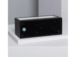 Aplique de Pared Exterior LED 18W de Aluminio Iluminación Doble Cara CCT Seleccionable Gropius Negro