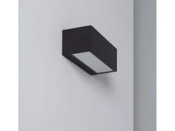 Aplique de Pared Exterior LED 18W de Aluminio Iluminación Doble Cara CCT Seleccionable Gropius Negro