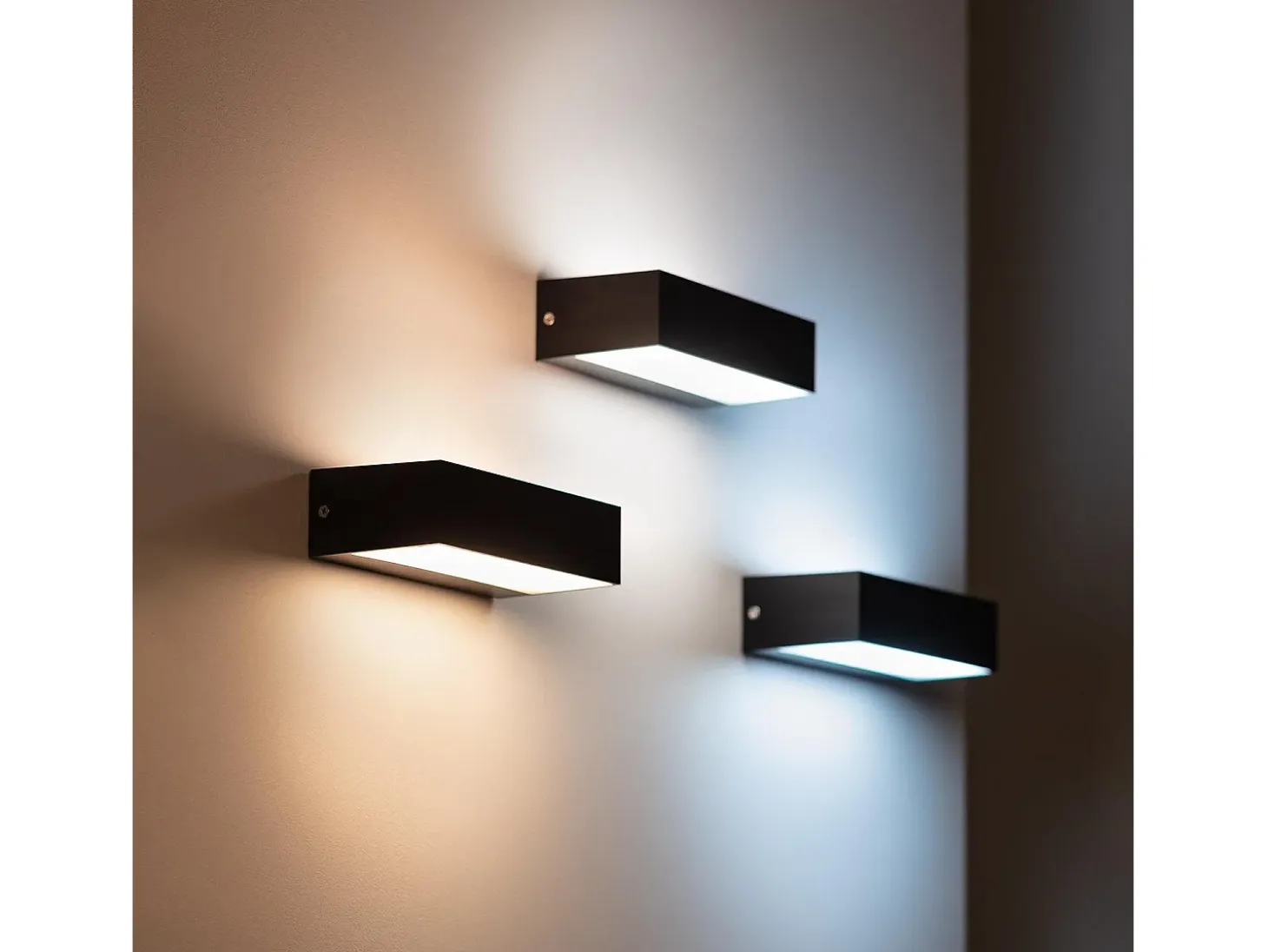 Aplique de Pared Exterior LED 9W Iluminación Doble Cara Galeo 6000K Blanco Frío