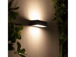 Aplique de Pared Exterior LED 9W Iluminación Doble Cara Galeo 6000K Blanco Frío