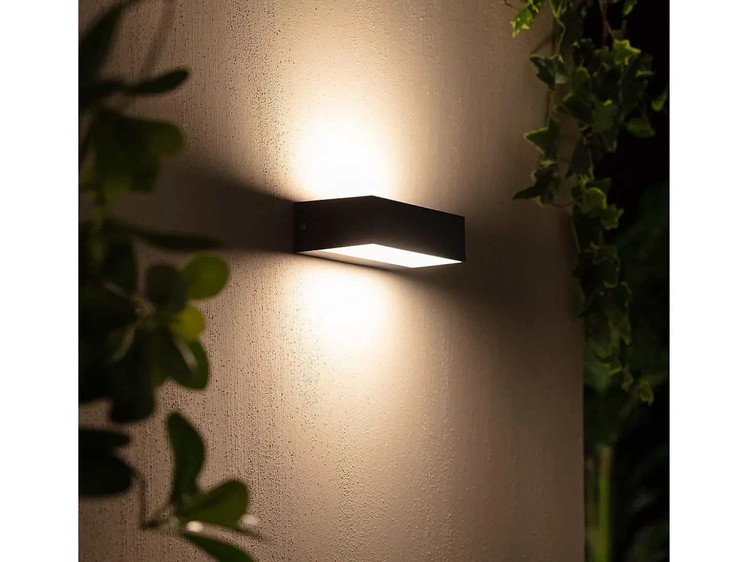 Aplique de Pared Exterior LED 9W Iluminación Doble Cara Galeo 6000K Blanco Frío