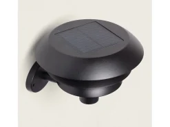 Aplique de Pared Exterior Solar LED 1,5W Acero Inoxidable Biel Negro