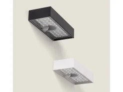 Sale Ledkia Aplique de Pared Exterior LED 6W con Sensor de Movimiento PIR Karl Solar 3000K Cálido Blanco