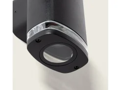 Aplique de Pared Exterior Ranedux Negro